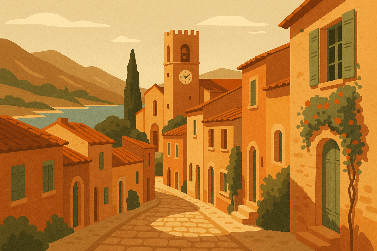 plus beaux villages du roussillon