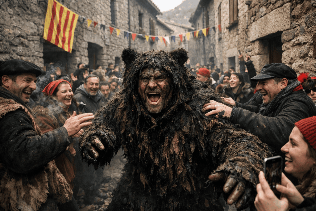 Fête de l’Ours dans le Vallespir, tradition catalane.