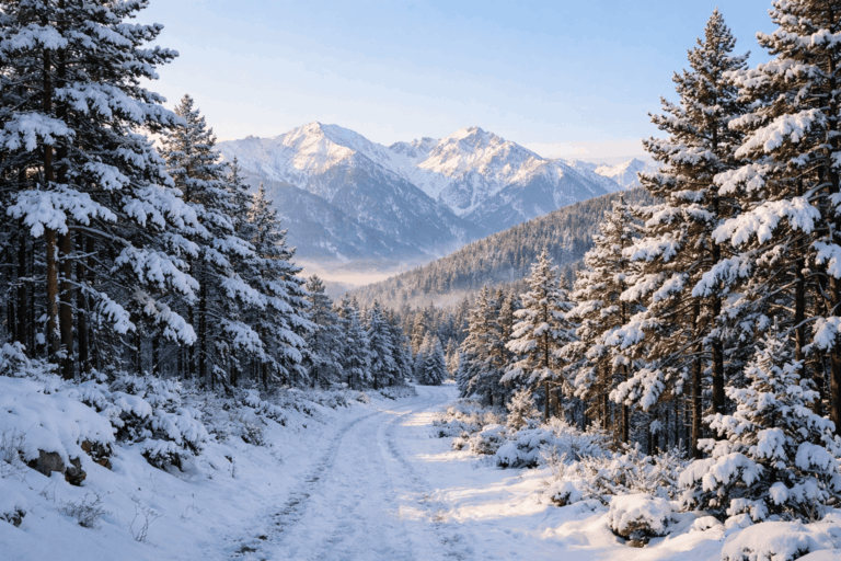 Se ressourcer en hiver dans les Pyrénées-Orientales au cœur de la nature.