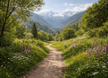 Balade printanière dans les Pyrénées-Orientales.