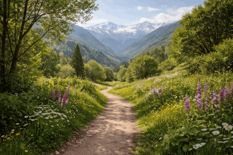 Balade printanière dans les Pyrénées-Orientales.